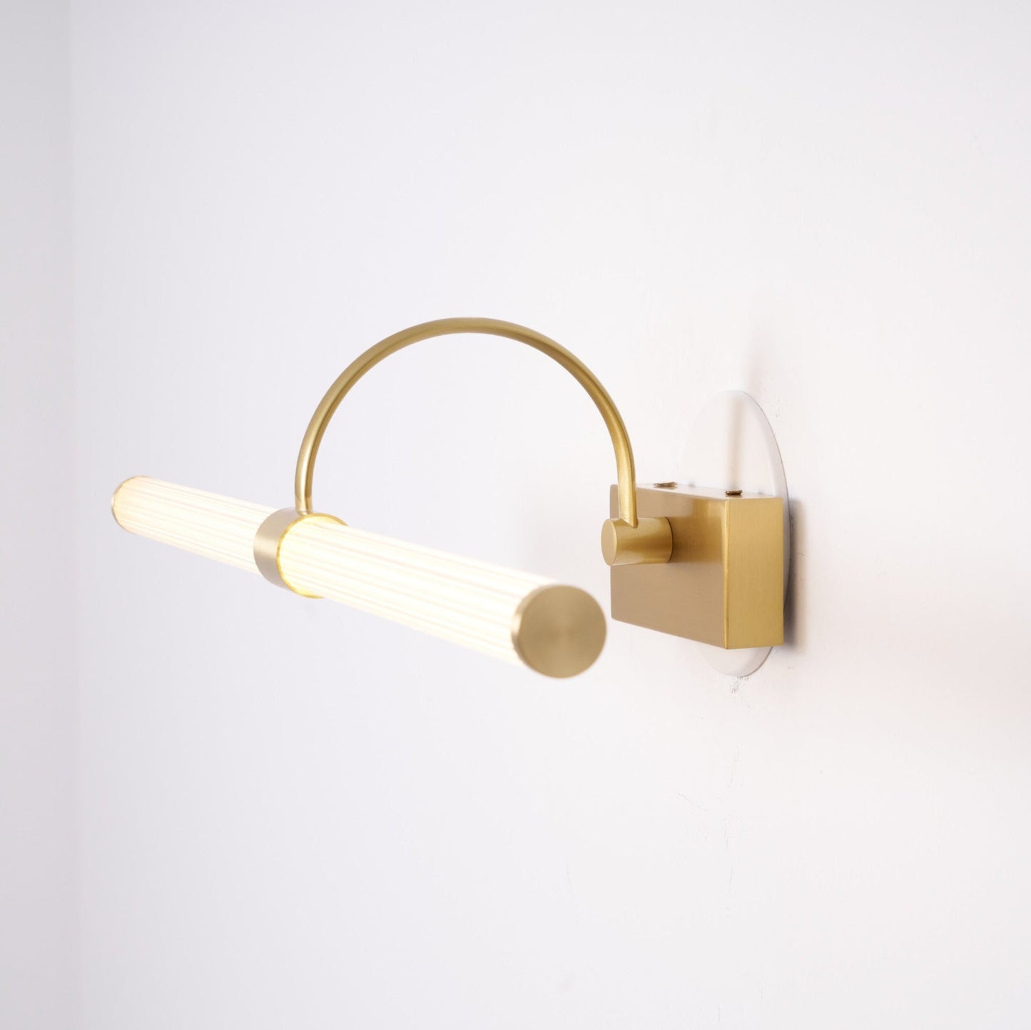 Avery Wall Light | Brass & Acrylic | Black or Gold