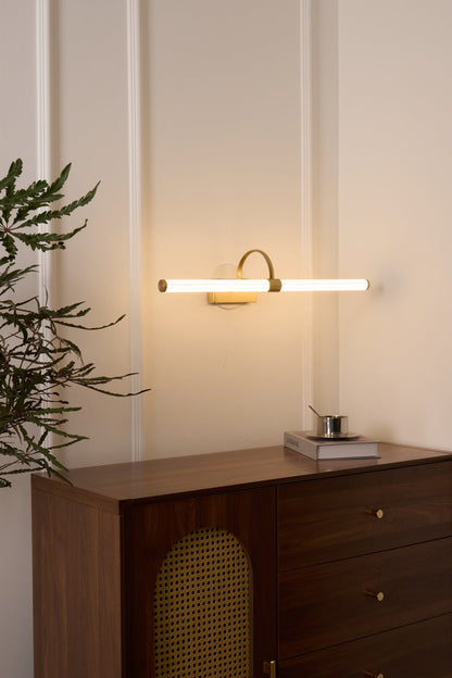 Avery Wall Light | Brass & Acrylic | Black or Gold