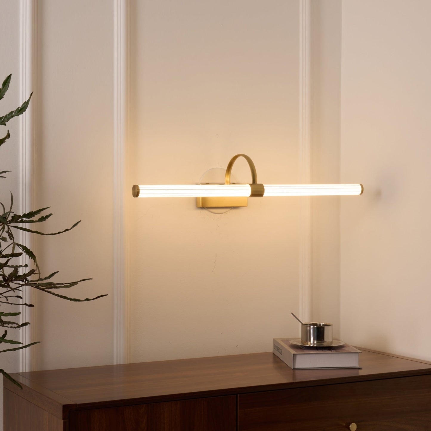 Avery Wall Light | Brass & Acrylic | Black or Gold