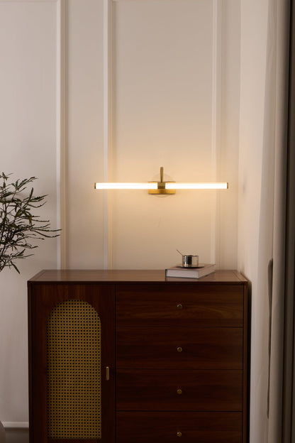 Avery Wall Light | Brass & Acrylic | Black or Gold