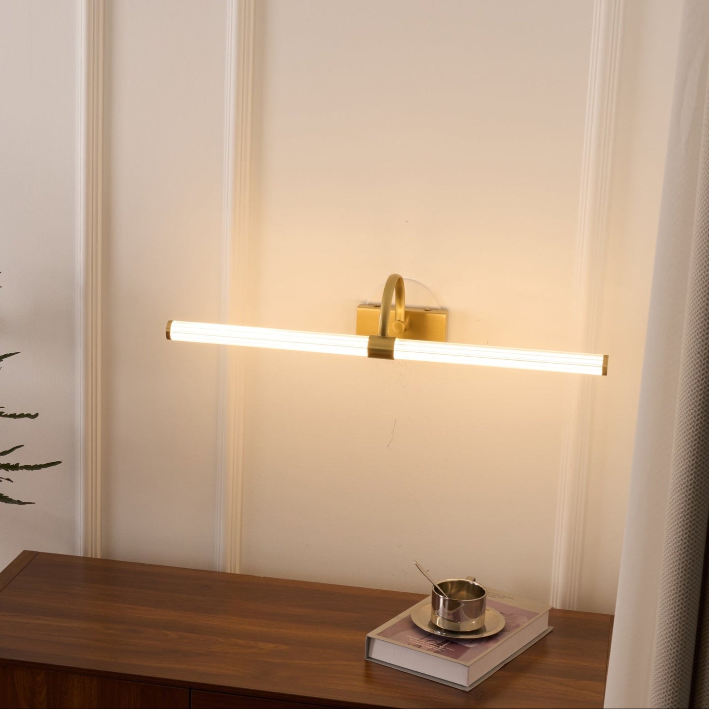 Avery Wall Light | Brass & Acrylic | Black or Gold
