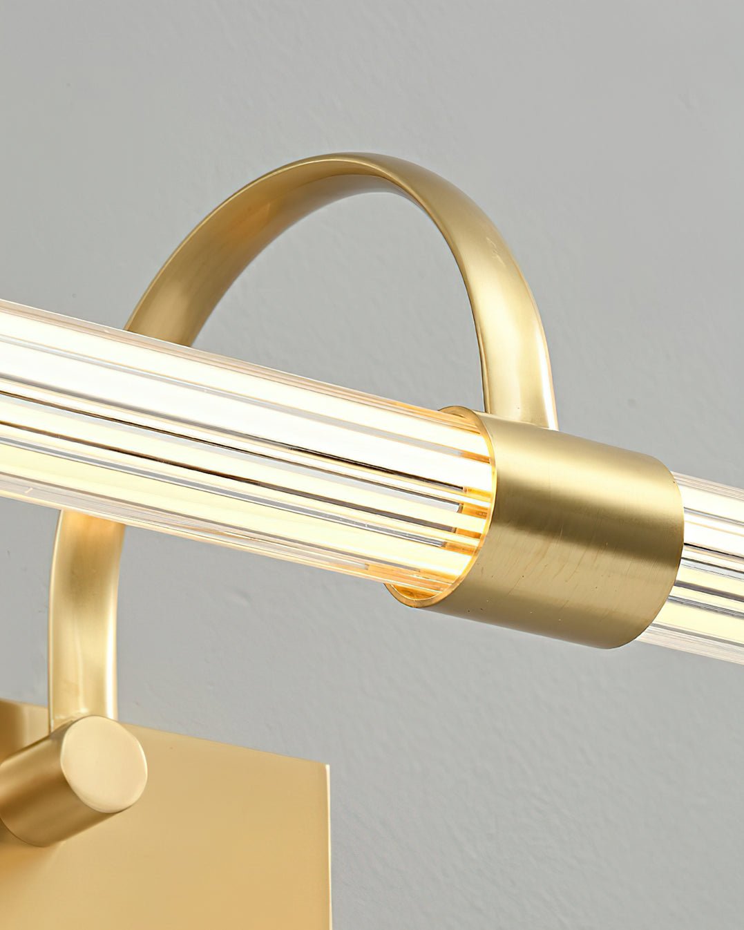 Avery Wall Light | Brass & Acrylic | Black or Gold
