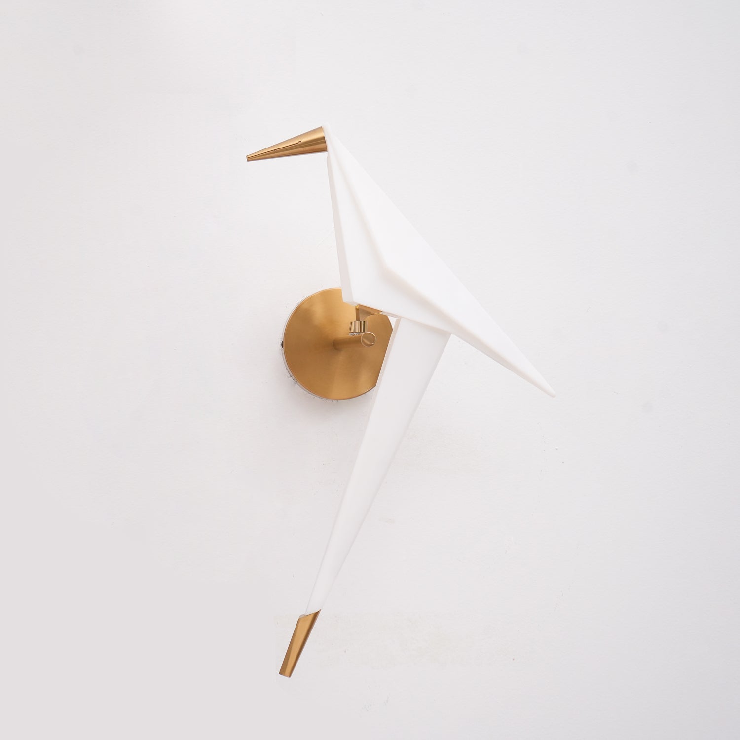 Paper Crane Wall Lamp | Adjustable Metal & PC Design | Set of 2