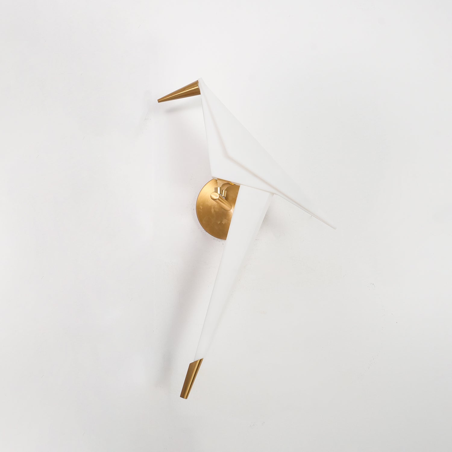 Paper Crane Wall Lamp | Adjustable Metal & PC Design | Set of 2