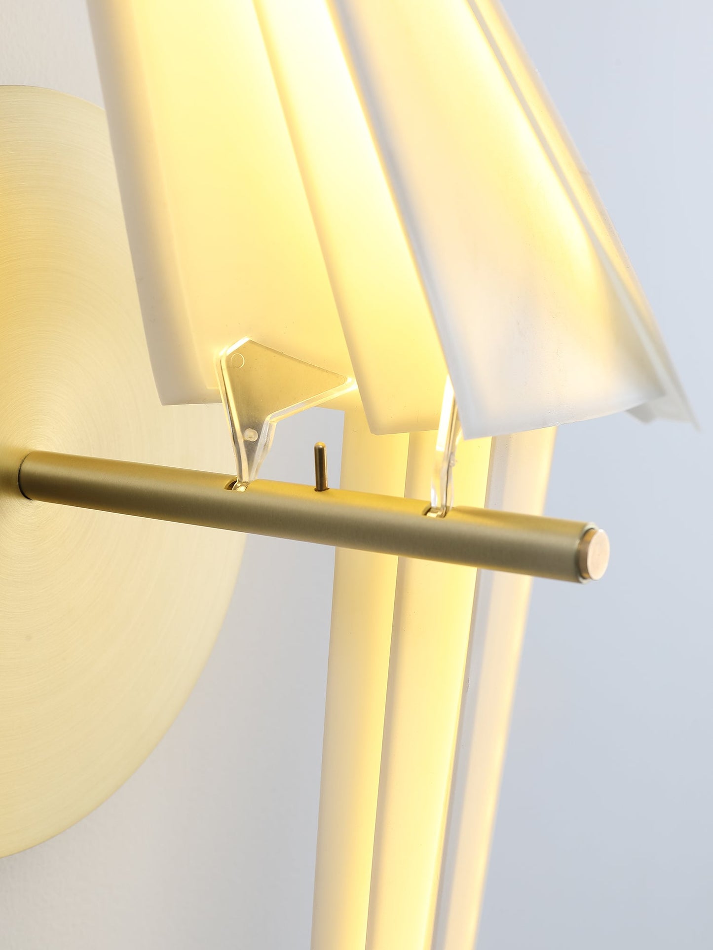Avian Serenity Wall Lamp | Adjustable Metal & PC | Set of 2