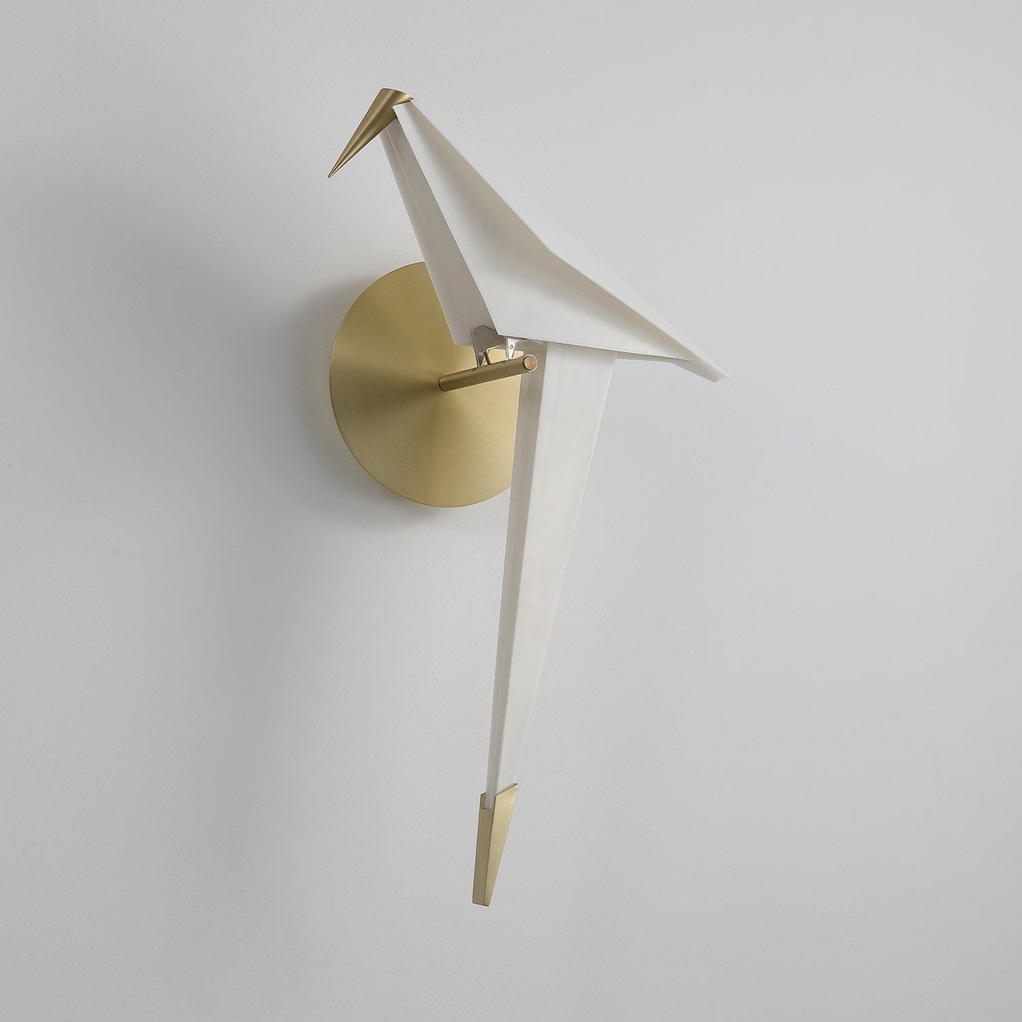 Avian Serenity Wall Lamp | Adjustable Metal & PC | Set of 2