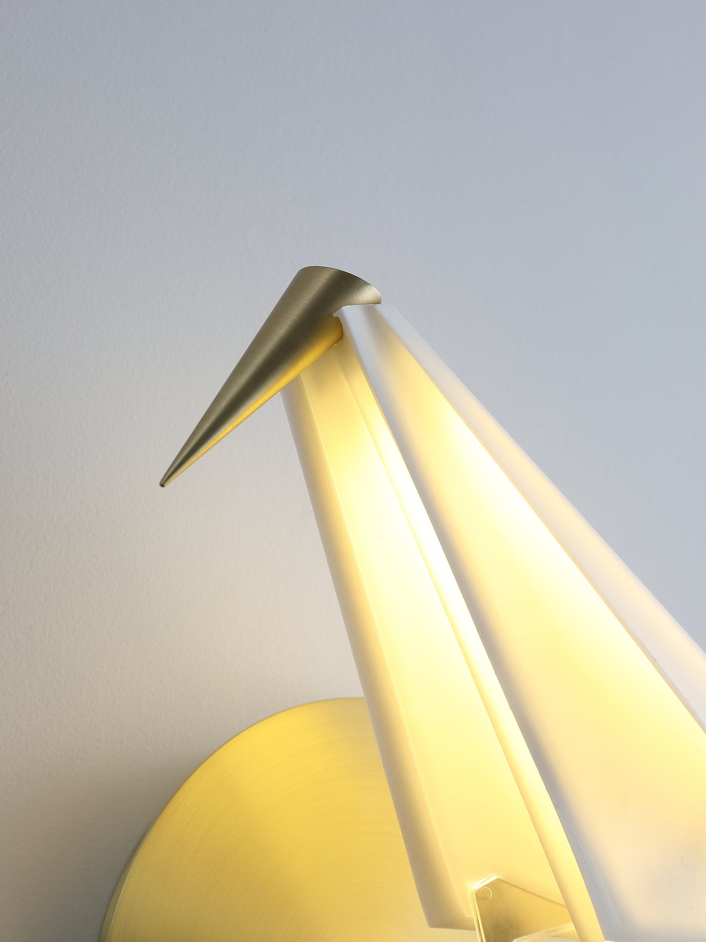 Avian Serenity Wall Lamp | Adjustable Metal & PC | Set of 2