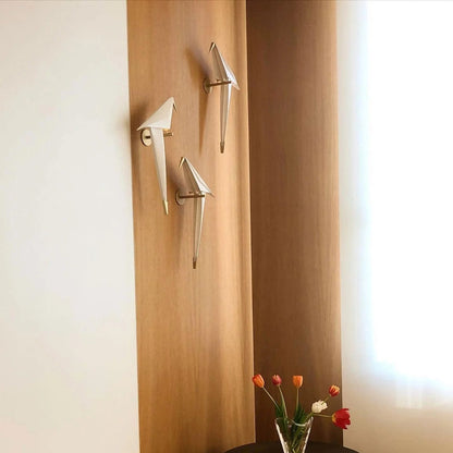 Avian Serenity Wall Lamp | Adjustable Metal & PC | Set of 2