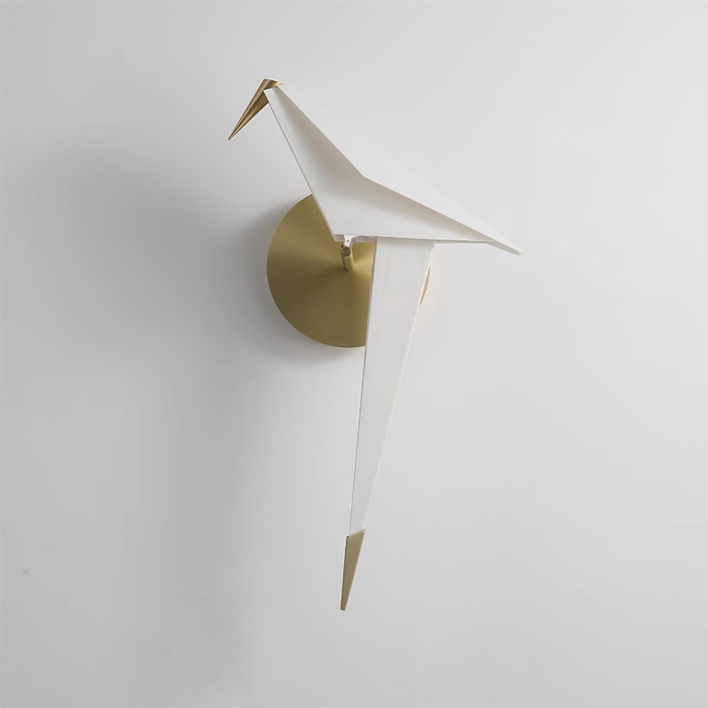 Avian Serenity Wall Lamp | Adjustable Metal & PC | Set of 2