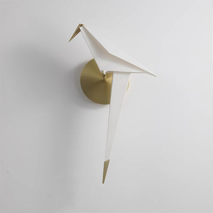 Avian Serenity Wall Lamp | Adjustable Metal & PC | Set of 2
