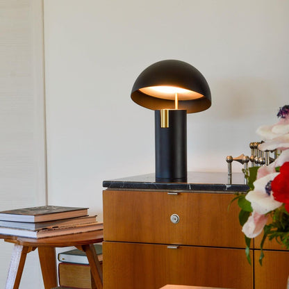 Avo Table Lamp | Iron, Stainless Steel, Glass | Black, White, Red