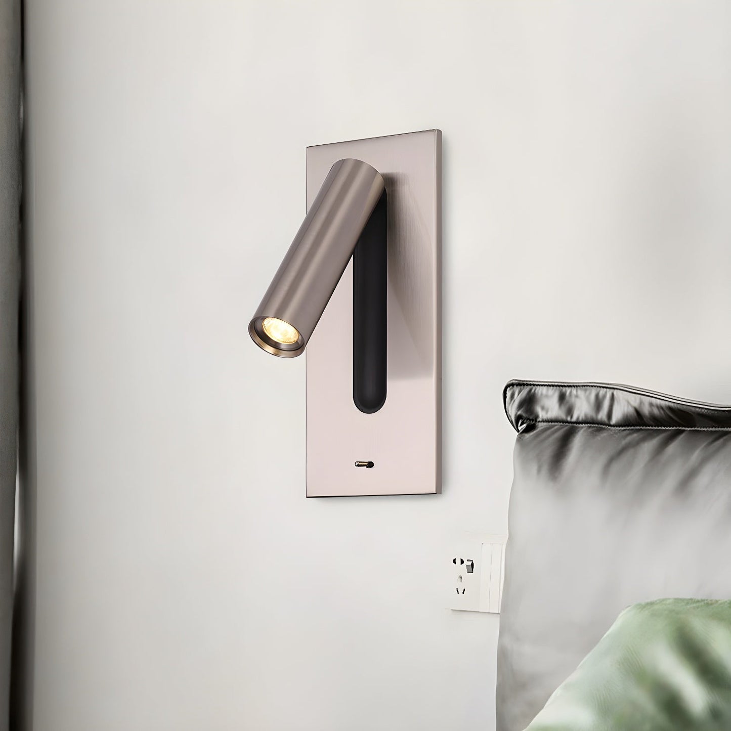 Axel Rotating Wall Sconce | Aluminum Alloy | Black, White, Gold, Chrome, Nickel