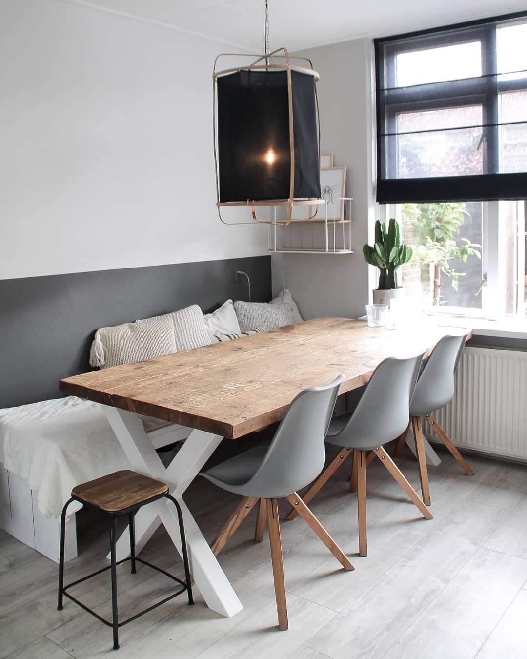 Bamboo Pendant Light | Natural Bamboo & Linen | 40cm Diameter