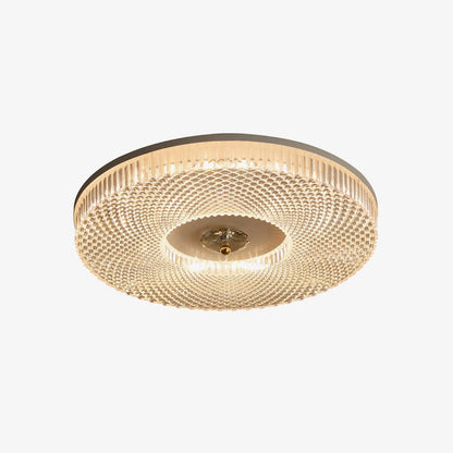 Ayla LED Flush Mount Ceiling Light | Metal & Acrylic | 40cm or 50cm Diameter