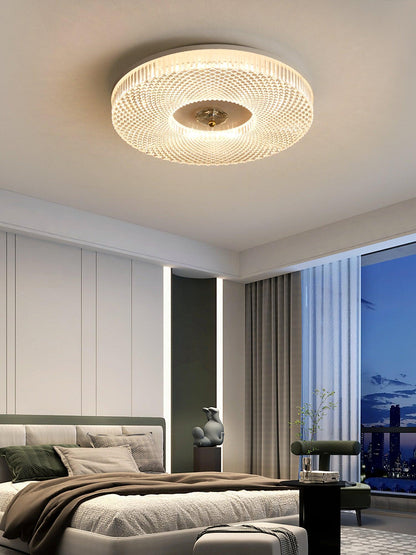 Ayla LED Flush Mount Ceiling Light | Metal & Acrylic | 40cm or 50cm Diameter