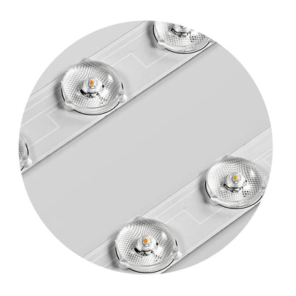 Ayla LED Flush Mount Ceiling Light | Metal & Acrylic | 40cm or 50cm Diameter