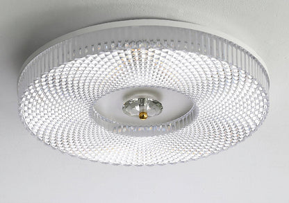Ayla LED Flush Mount Ceiling Light | Metal & Acrylic | 40cm or 50cm Diameter