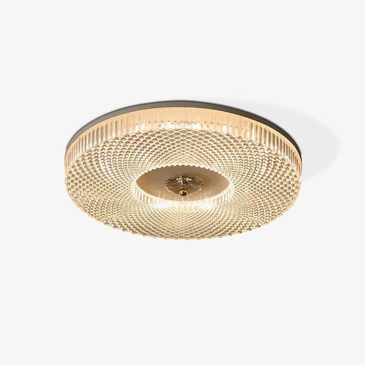 Ayla LED Flush Mount Ceiling Light | Metal & Acrylic | 40cm or 50cm Diameter