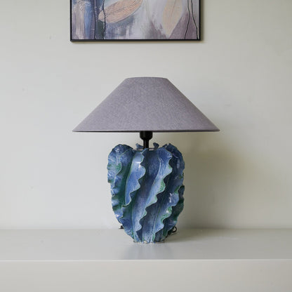 Azure Wave Table Lamp | Ceramic Base | Blue