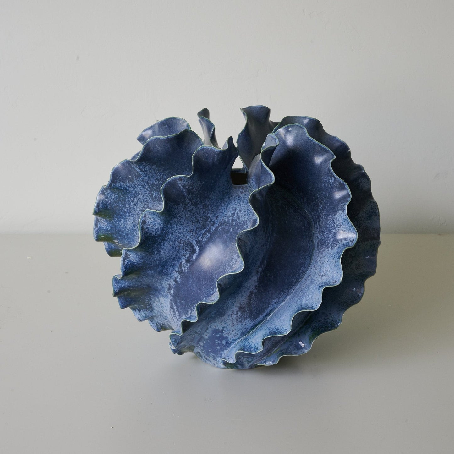Azure Wave Table Lamp | Ceramic Base | Blue