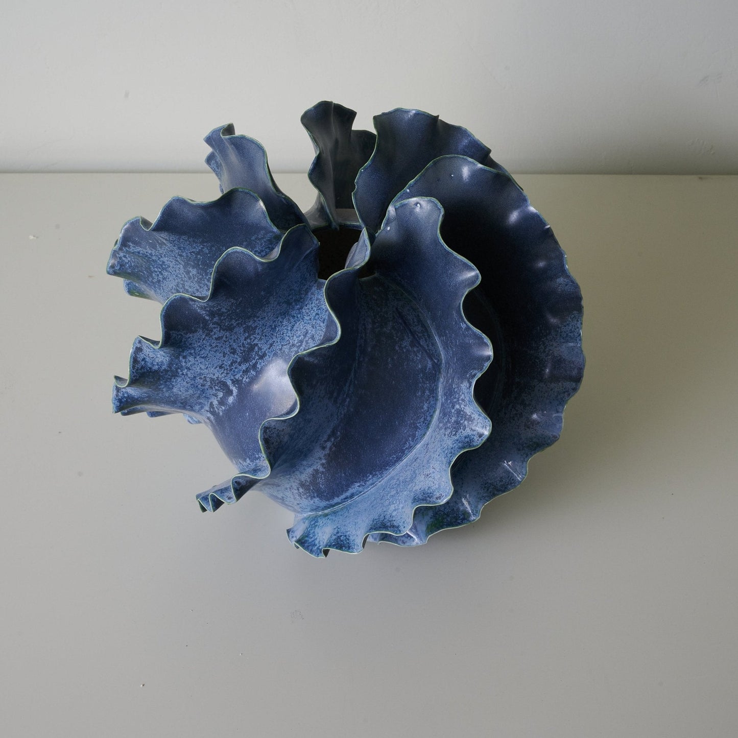Azure Wave Table Lamp | Ceramic Base | Blue