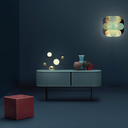 Balance Table Lamp | Marble, Glass | Black, Gold