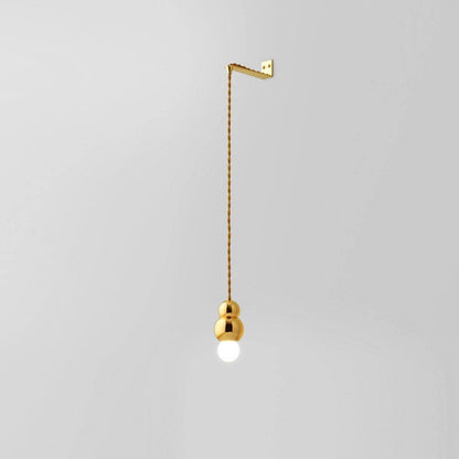 Ball Wall Light | Metal, Glass, Aluminum | Black, Gold, Chrome