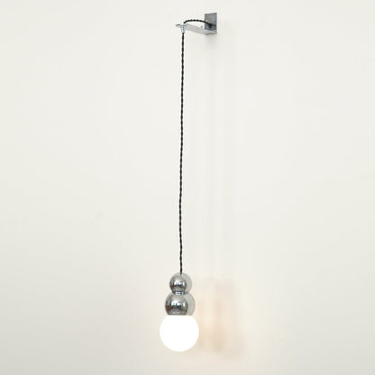 Ball Wall Light | Metal, Glass, Aluminum | Black, Gold, Chrome