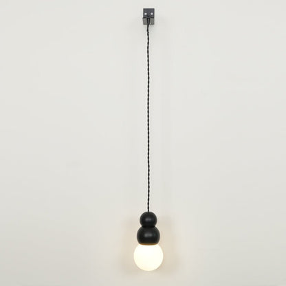 Ball Wall Light | Metal, Glass, Aluminum | Black, Gold, Chrome