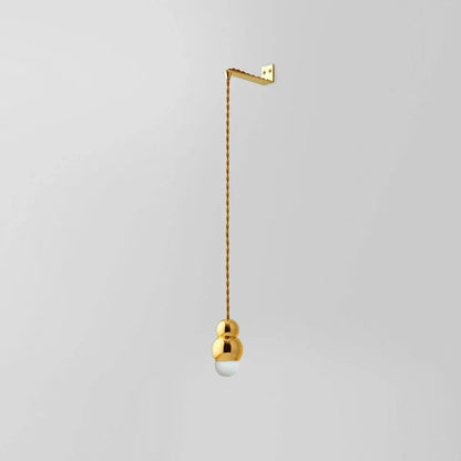 Ball Wall Light | Metal, Glass, Aluminum | Black, Gold, Chrome
