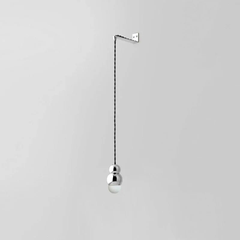 Ball Wall Light | Metal, Glass, Aluminum | Black, Gold, Chrome