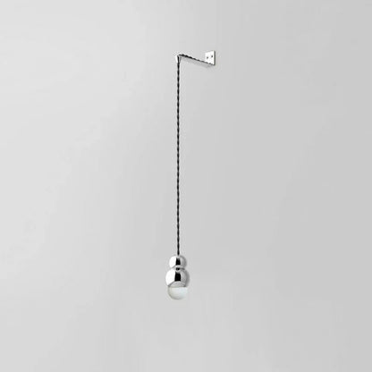 Ball Wall Light | Metal, Glass, Aluminum | Black, Gold, Chrome
