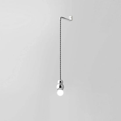 Ball Wall Light | Metal, Glass, Aluminum | Black, Gold, Chrome