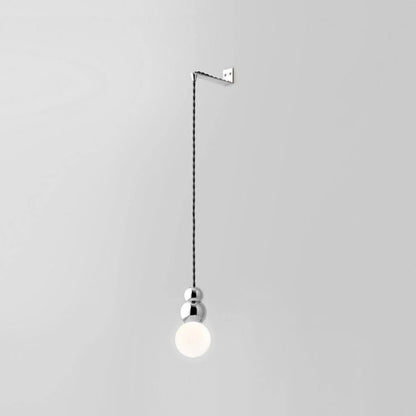 Ball Wall Light | Metal, Glass, Aluminum | Black, Gold, Chrome