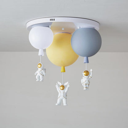 Frosted Balloon Ceiling Lamp | Acrylic | White