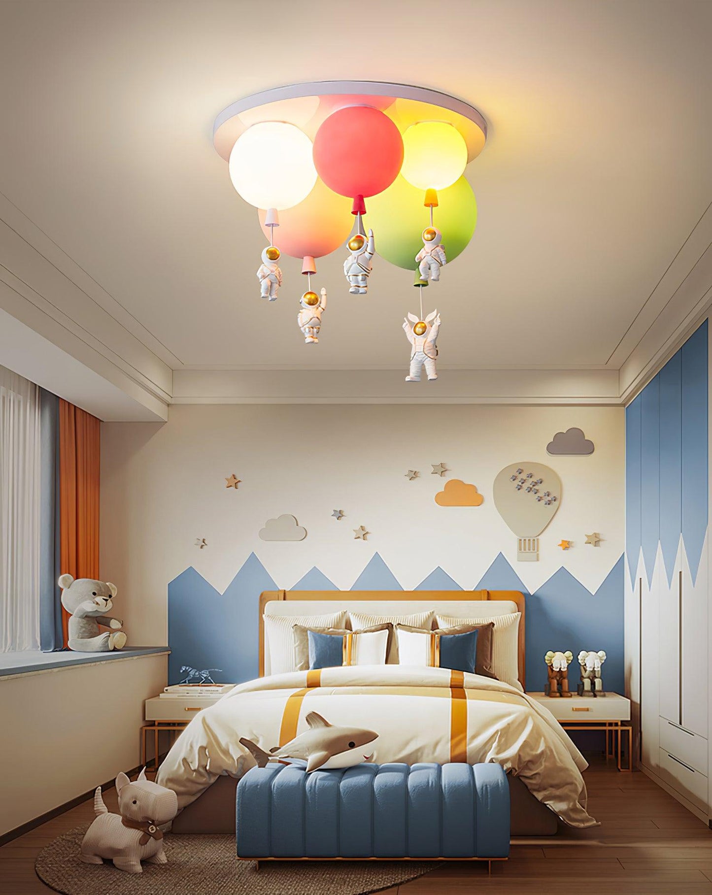 Frosted Balloon Ceiling Lamp | Acrylic | White