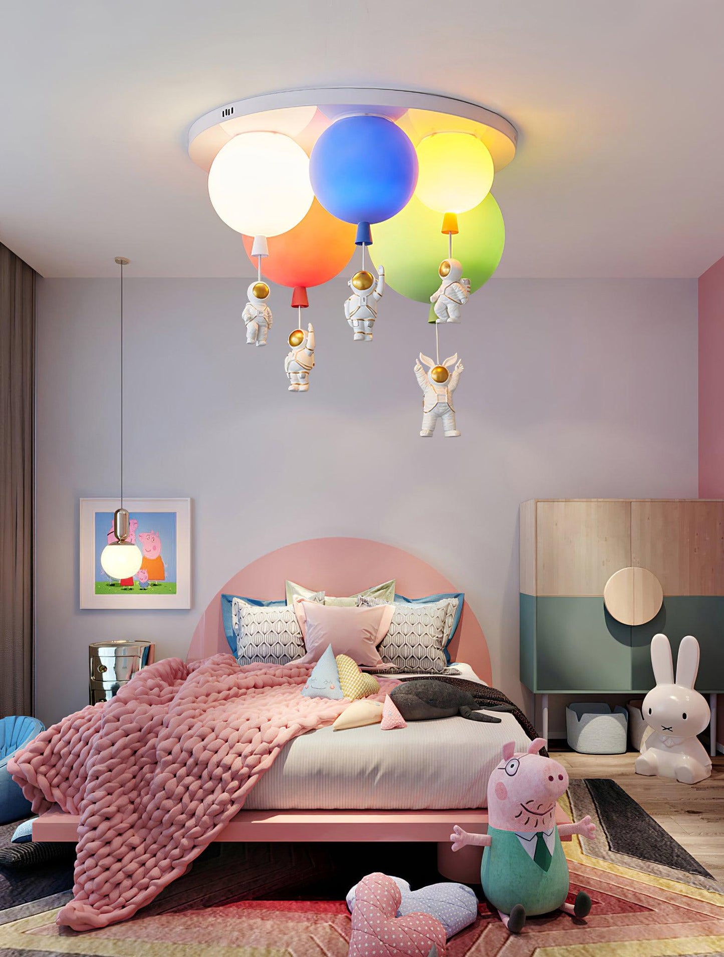 Frosted Balloon Ceiling Lamp | Acrylic | White