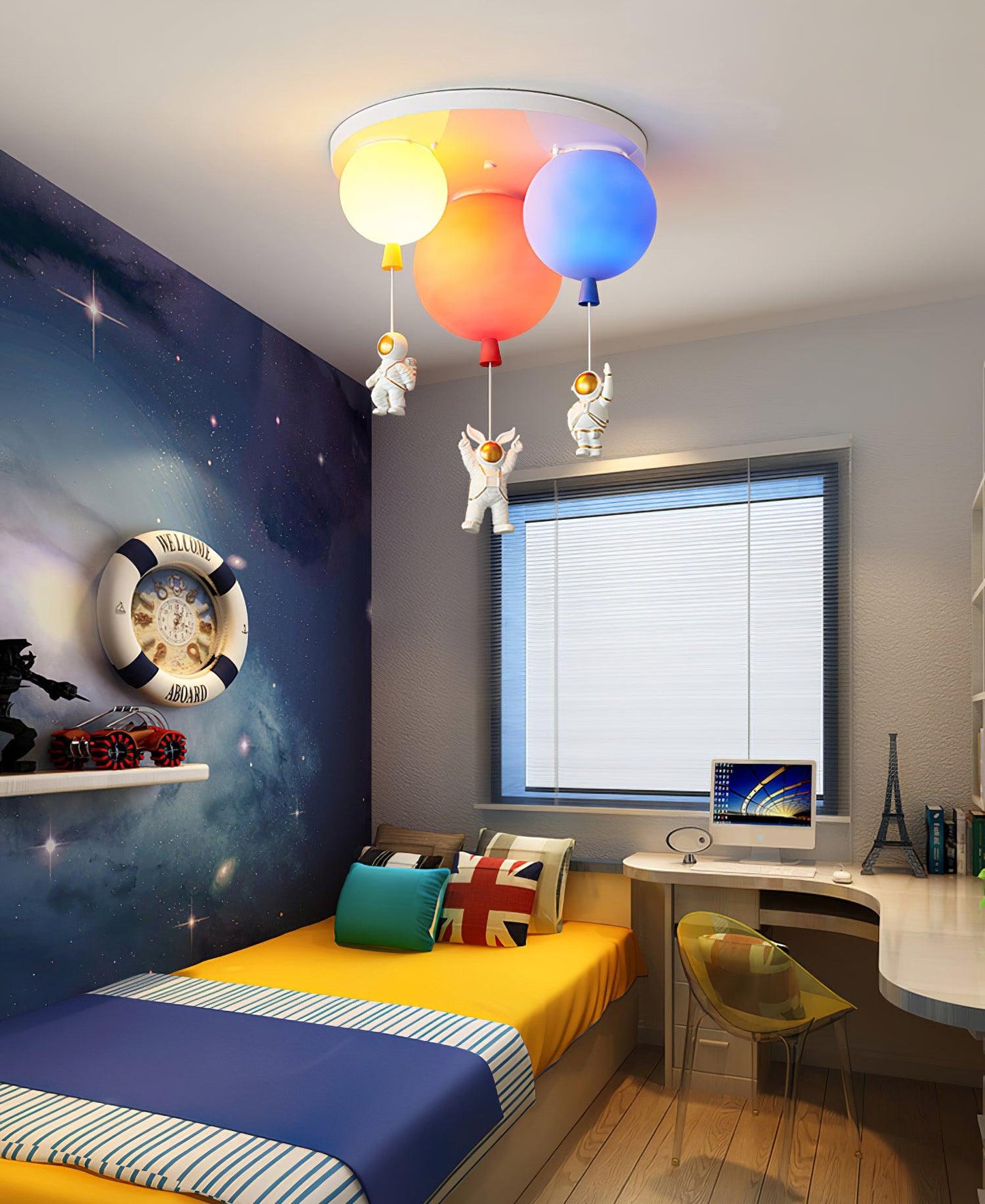 Frosted Balloon Ceiling Lamp | Acrylic | White