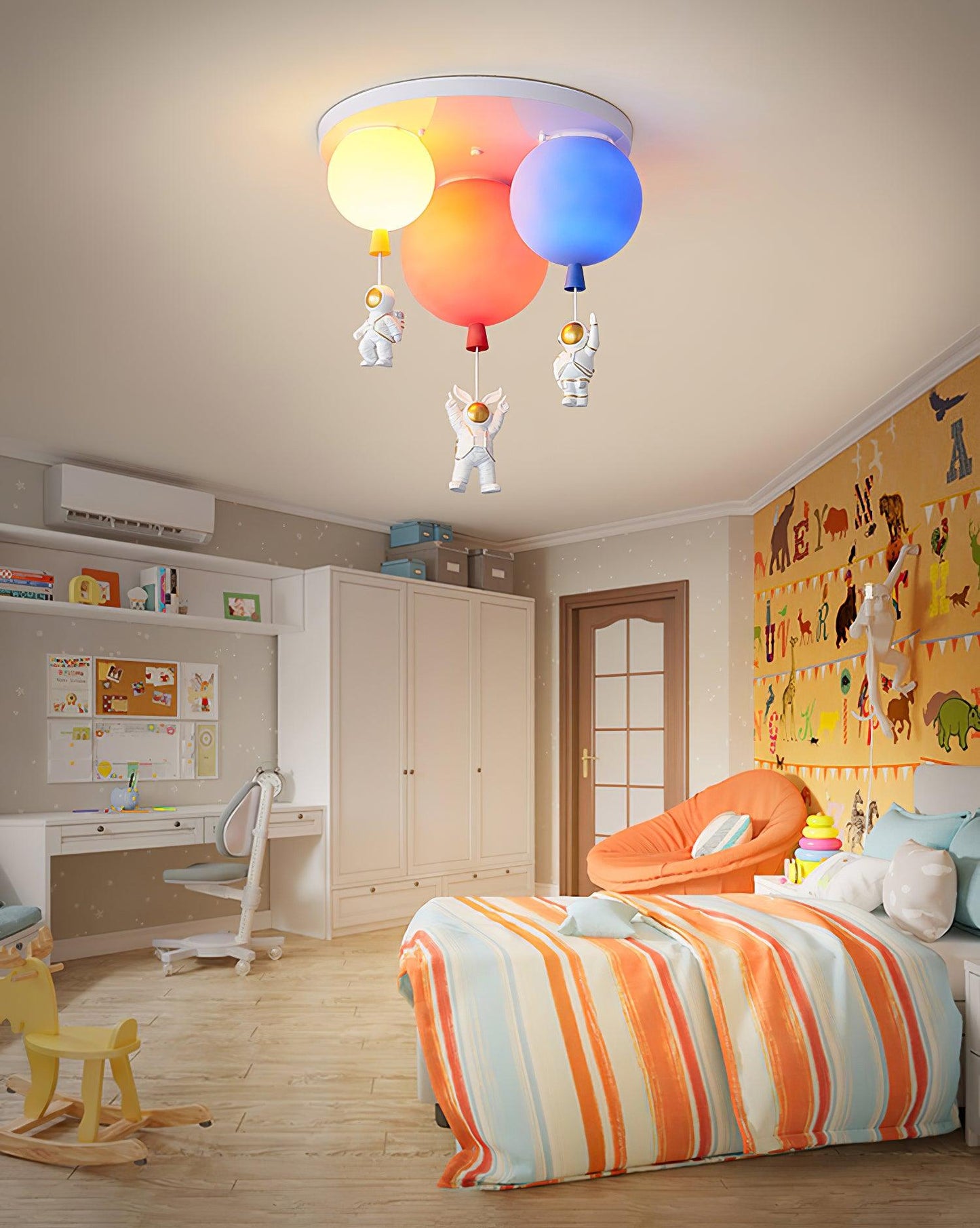 Frosted Balloon Ceiling Lamp | Acrylic | White