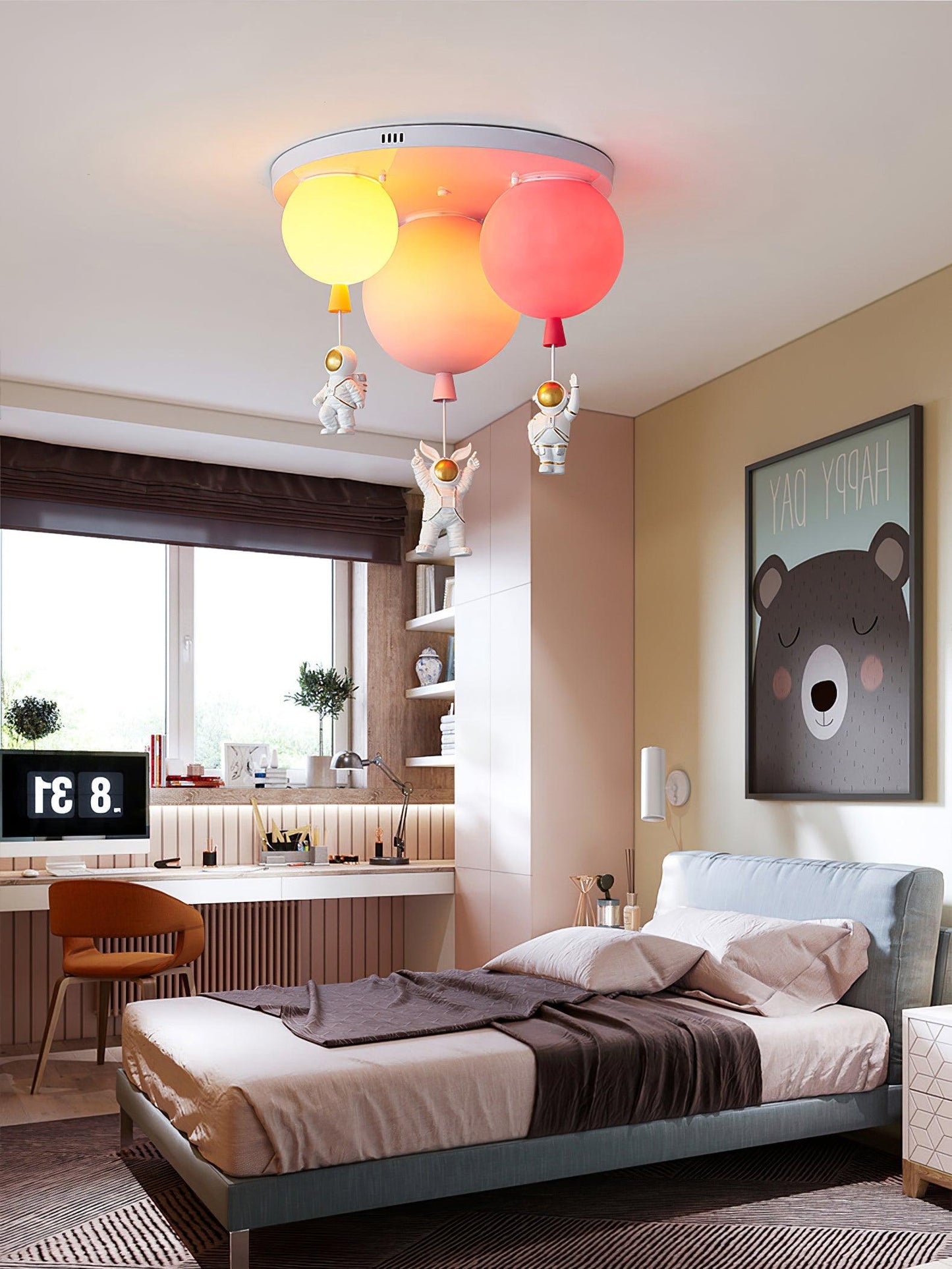 Frosted Balloon Ceiling Lamp | Acrylic | White