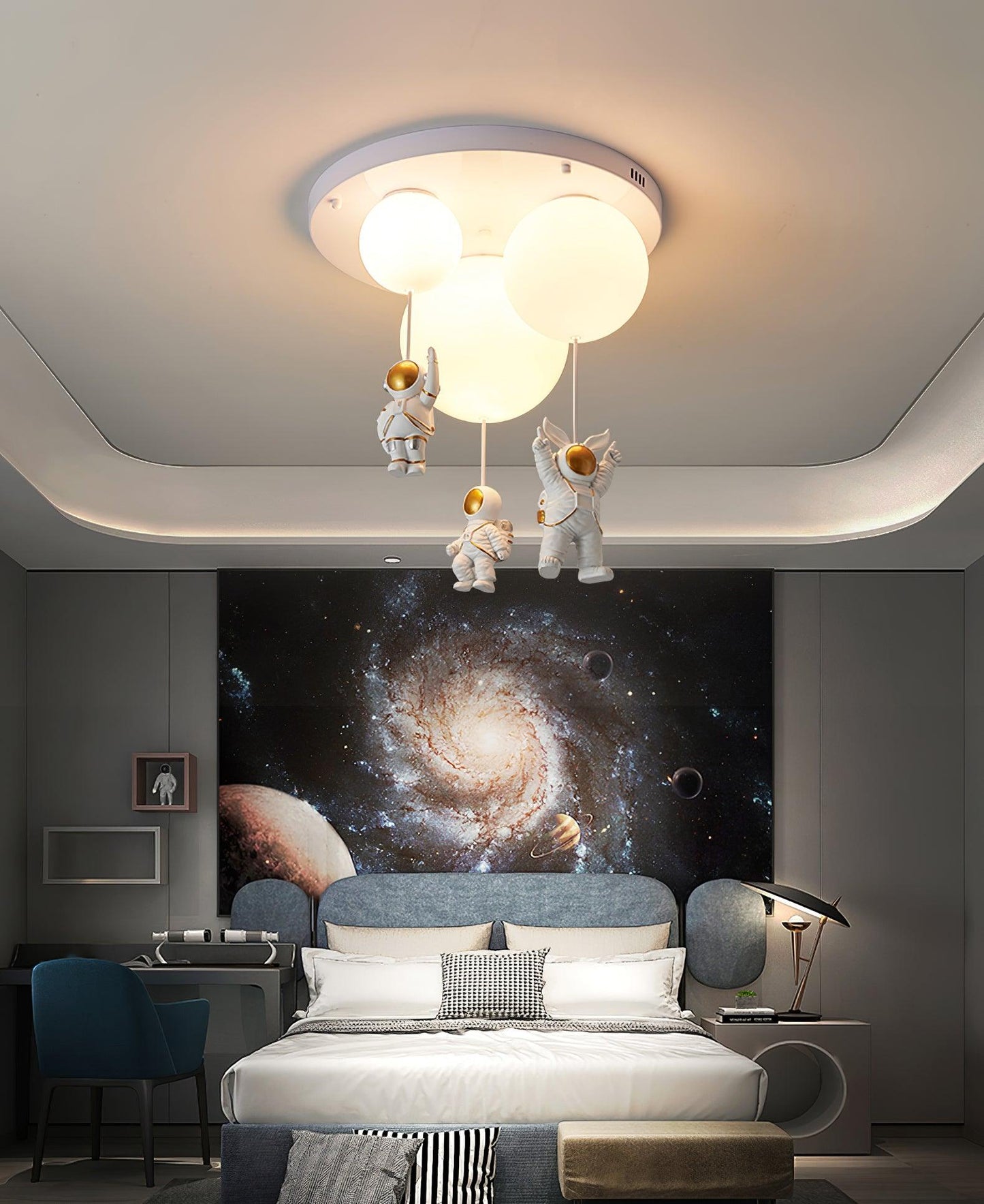 Frosted Balloon Ceiling Lamp | Acrylic | White