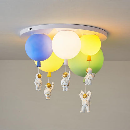 Frosted Balloon Ceiling Lamp | Acrylic | White