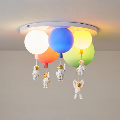 Frosted Balloon Ceiling Lamp | Acrylic | White