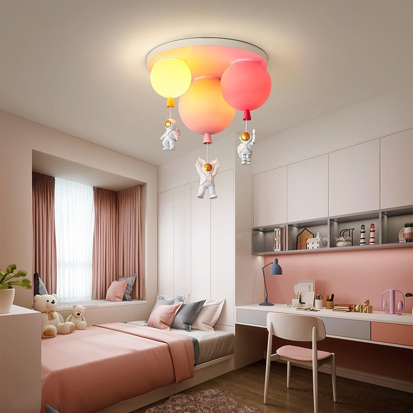 Frosted Balloon Ceiling Lamp | Acrylic | White