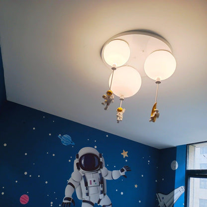 Frosted Balloon Ceiling Lamp | Acrylic | White