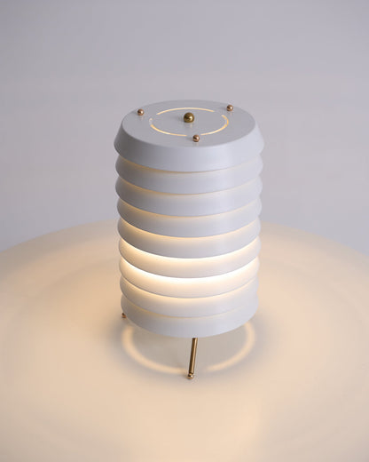 Baltic Tower Table Lamp | Metal | White Shade