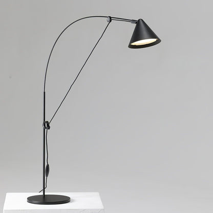 Ensure Black Table Lamp | Adjustable Height | Black