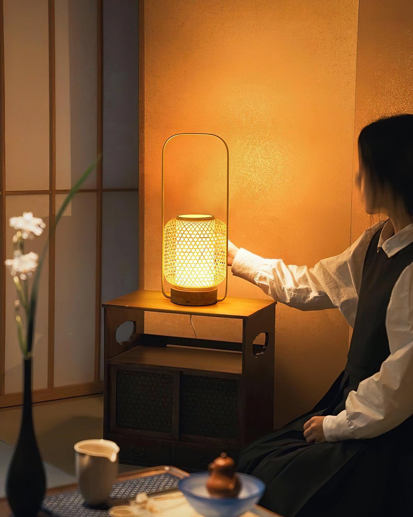 Bamboo Table Lamp | Eco-conscious | Natural Bamboo