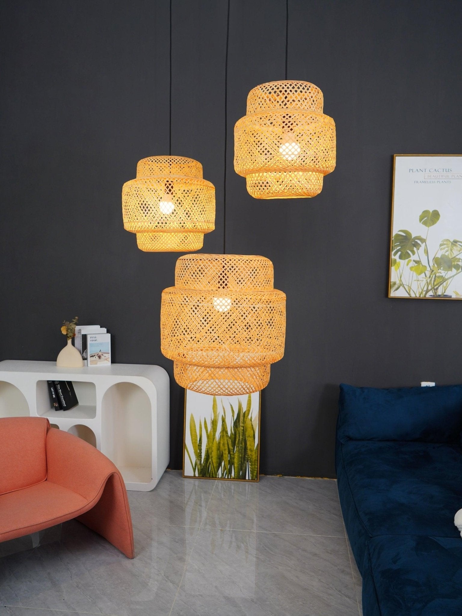 Bamboo Pendant Light | Natural Finish | Multiple Sizes