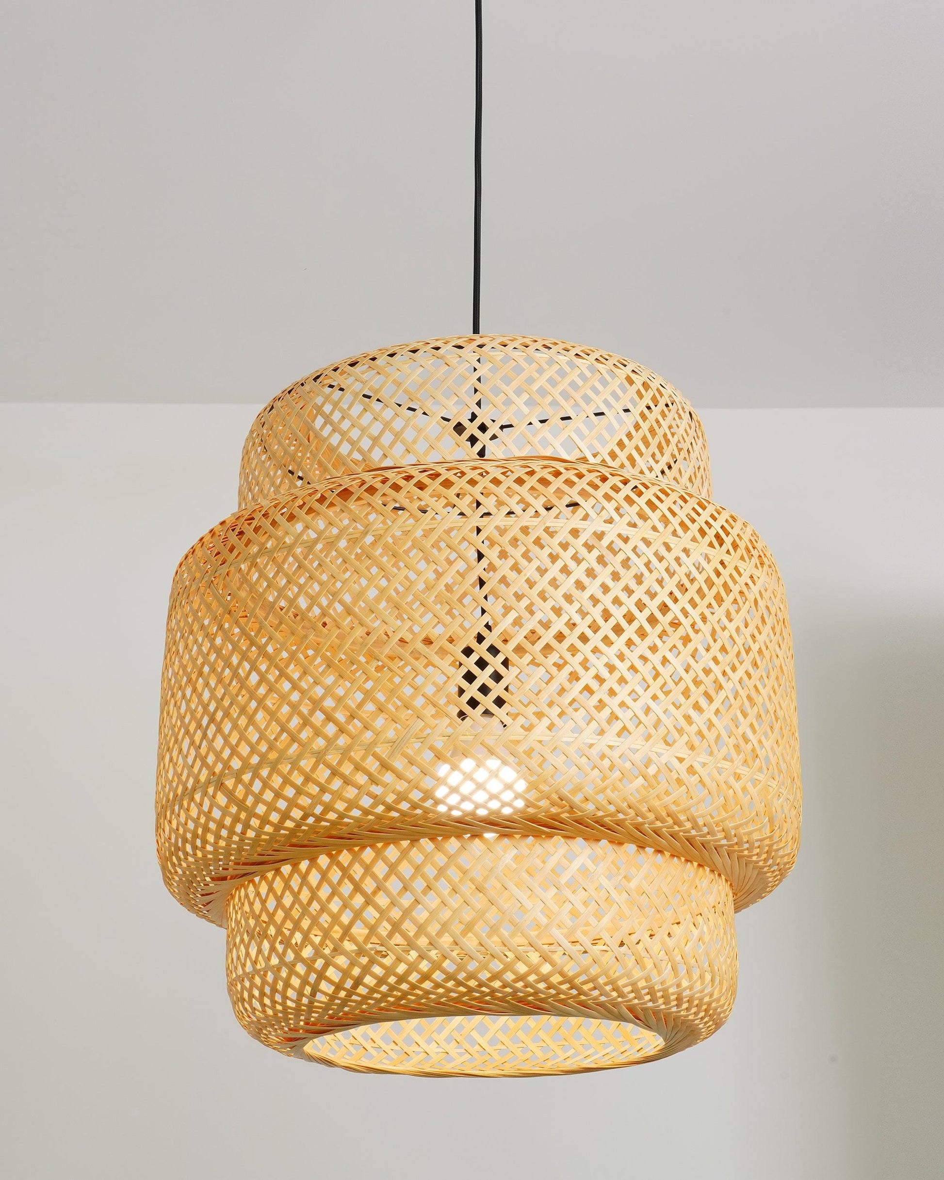 Bamboo Pendant Light | Natural Finish | Multiple Sizes